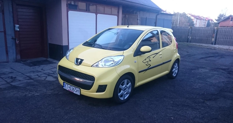 Peugeot 107 cena 11850 przebieg: 183000, rok produkcji 2009 z Tarnów małe 742